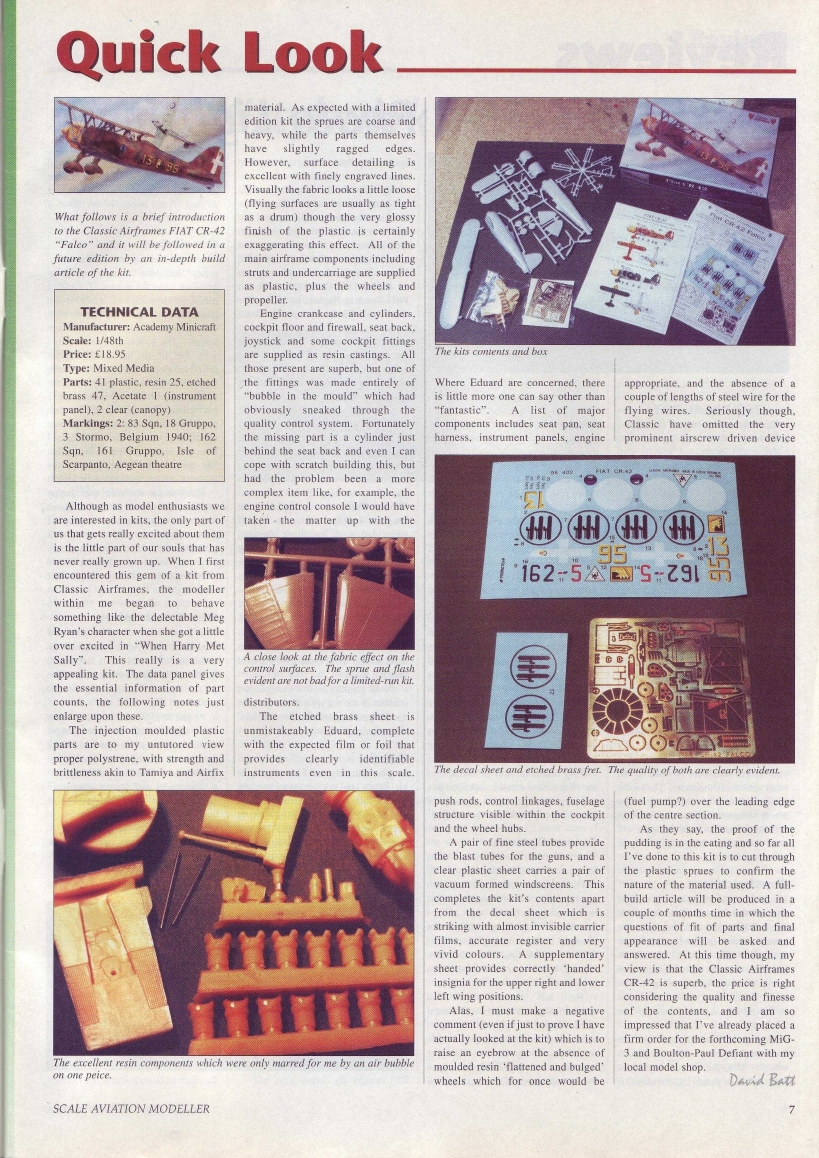 Scale Aviation Modeller International 1996-01